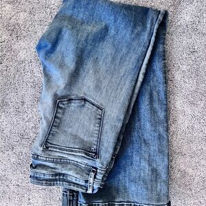 Women's Blue Wide-Leg Denim Jeans